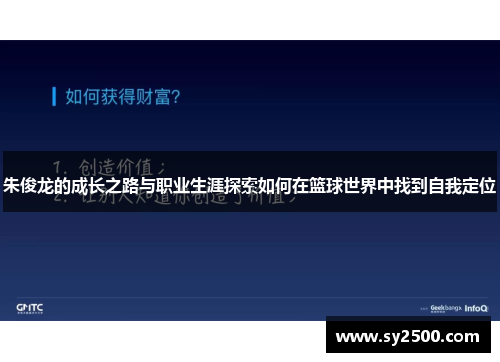 朱俊龙的成长之路与职业生涯探索如何在篮球世界中找到自我定位